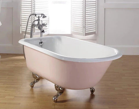 TRADITIONAL Cast Iron Bathtub with Faucet Holes 2093-WW-6