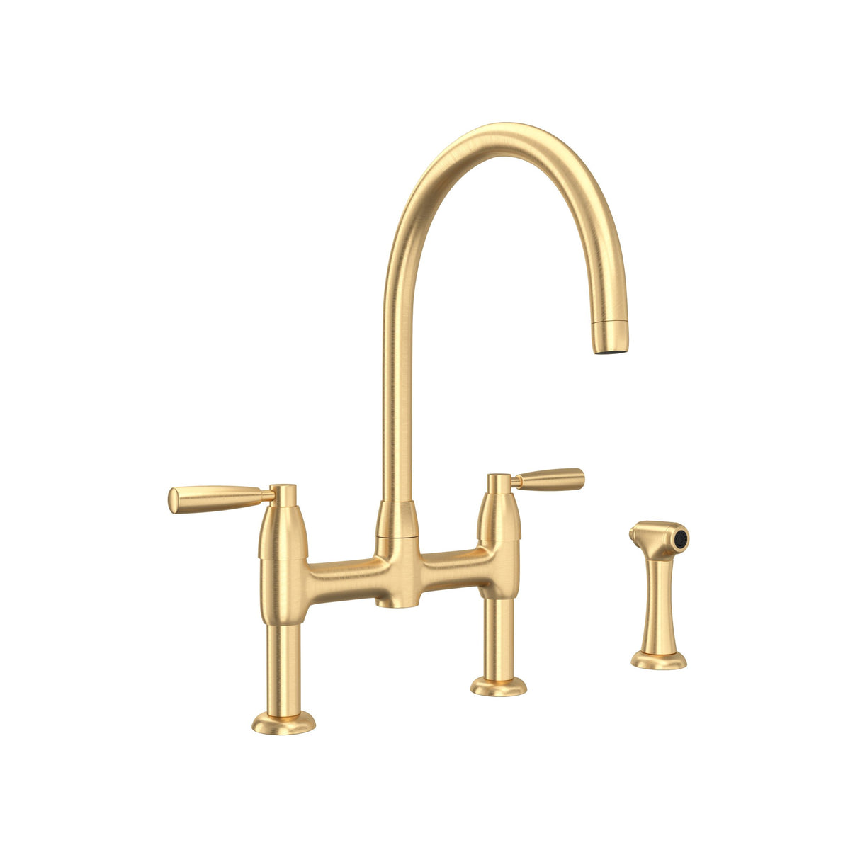 Holborn Bridge Kitchen Faucet With C-Spout and Side Spray
