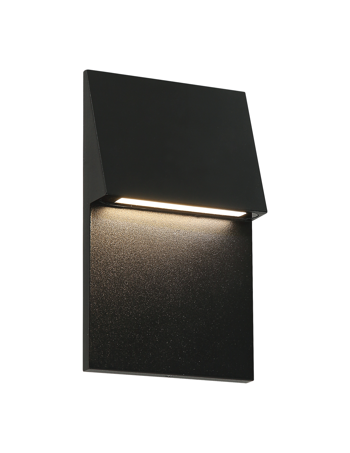 Dawn vertical outdoor LED step light with downlight strip