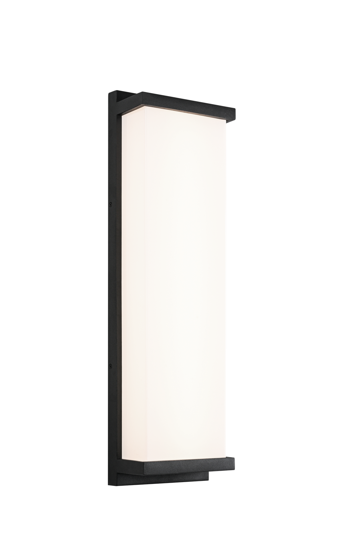 Matteo Luce tall outdoor wall light, angled view