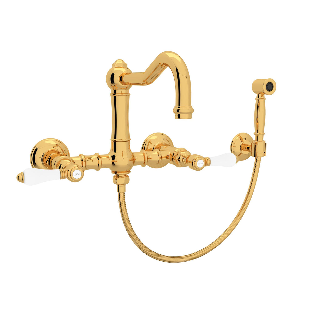 ROHL Acqui Wall Mount Bridge Kitchen Faucet A1456LPWS-2 - image 2