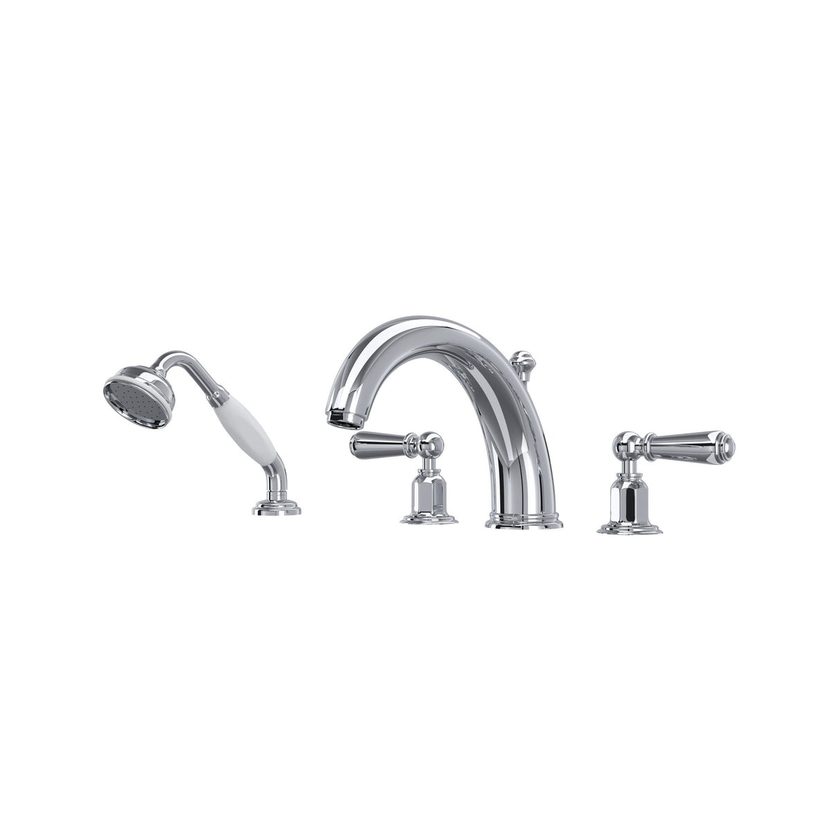 Edwardian 4-Hole Deck-mount Tub Filler