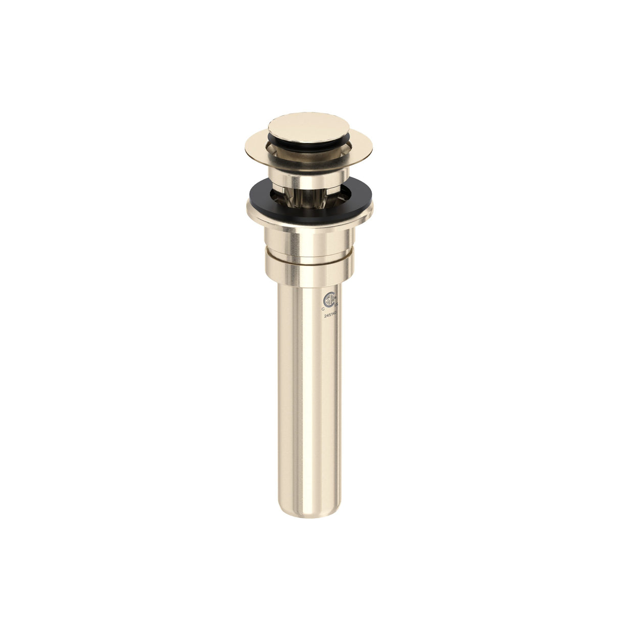 Push Drain With Overflow