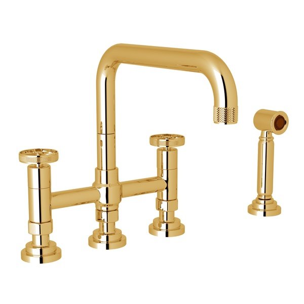 ROHL Campo Bridge Kitchen Faucet with Side Spray A3358IWWS-2 - image 2
