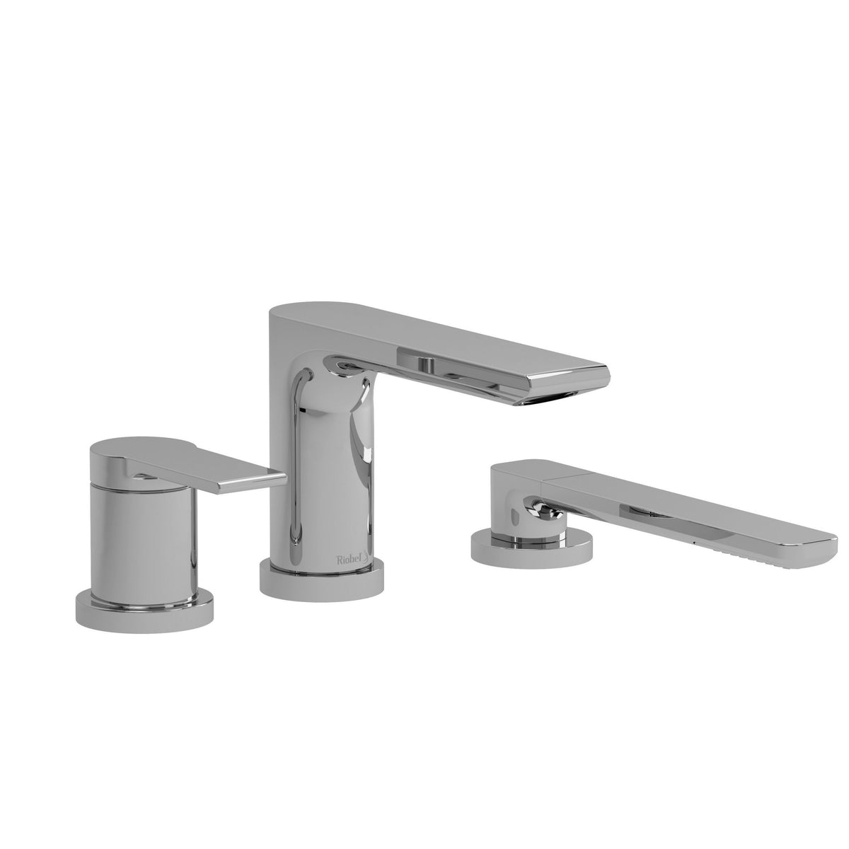 Riobel Fresk 3-Piece Deck-Mount Tub Filler Hand Shower
