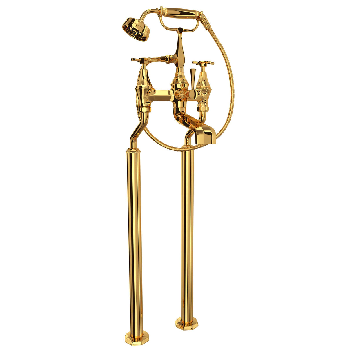 Deco Floor-mount Tub Filler