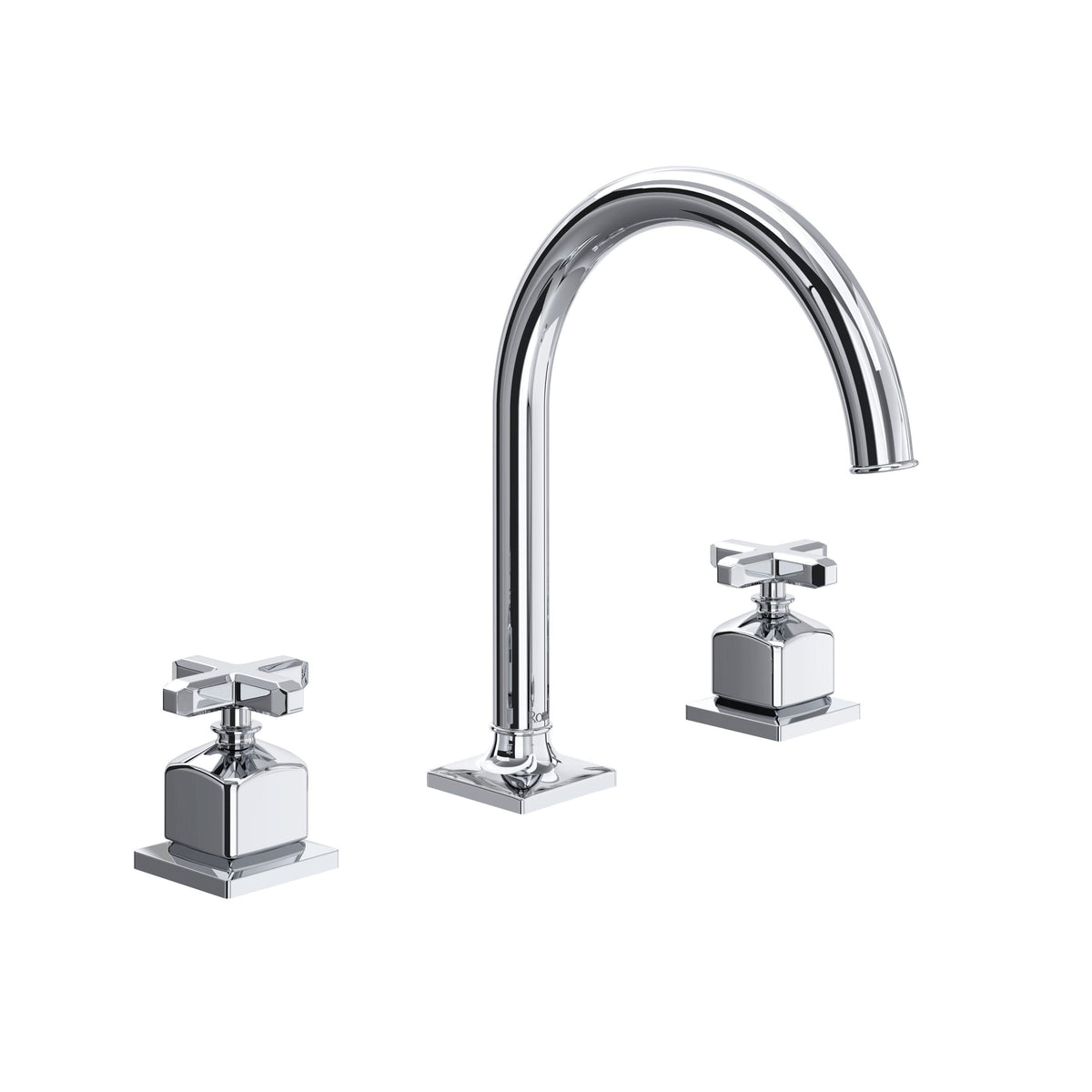 ROHL Apothecary Widespread Bathroom Faucet C-Spout AP08D3XM - image 2