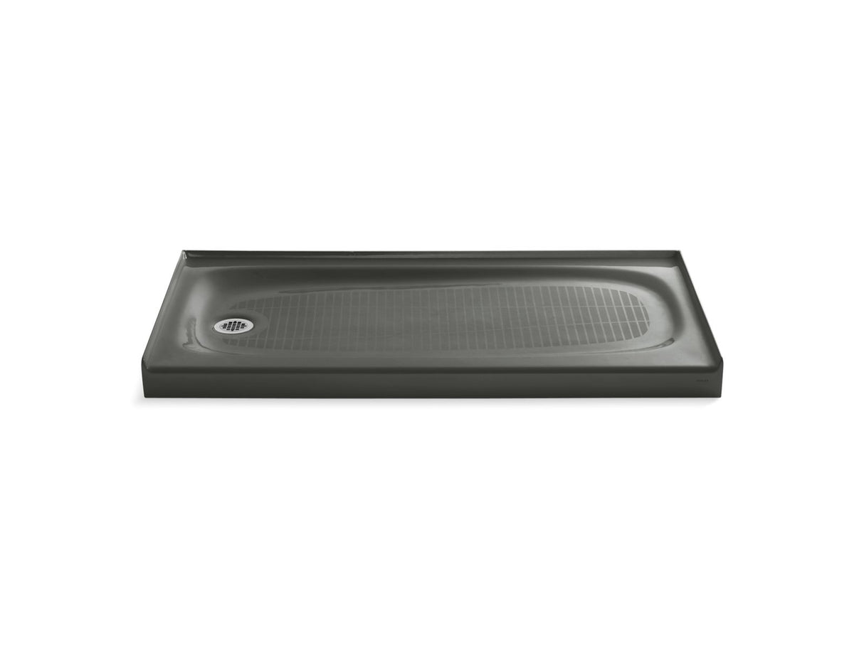 Salient® 60" x 30" alcove shower base, left drain