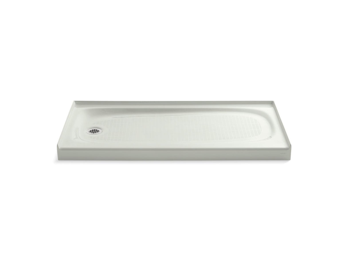 Salient® 60" x 30" alcove shower base, left drain