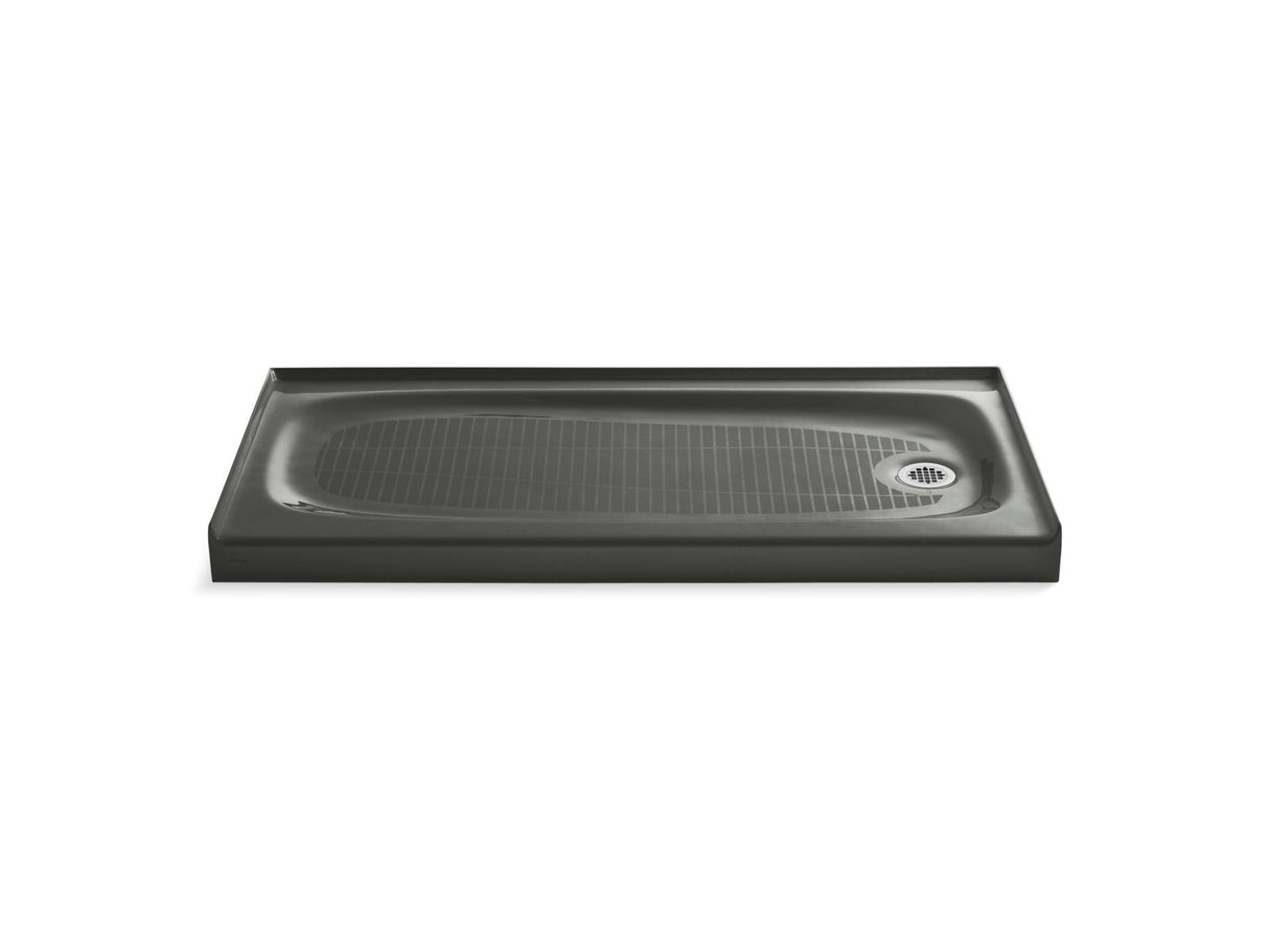 Salient® 60" x 30" alcove shower base, right drain