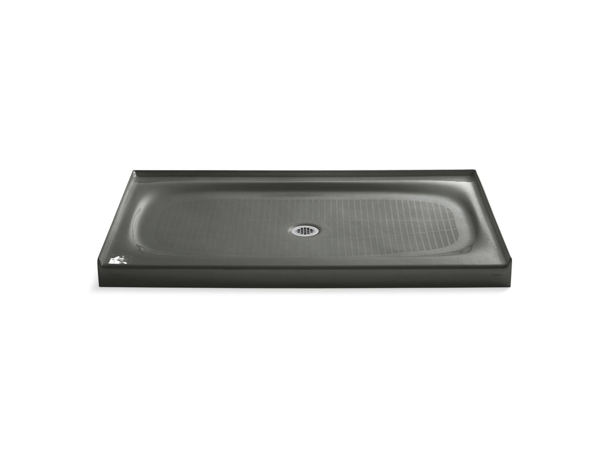 Salient® 60" x 36" alcove shower base, center drain