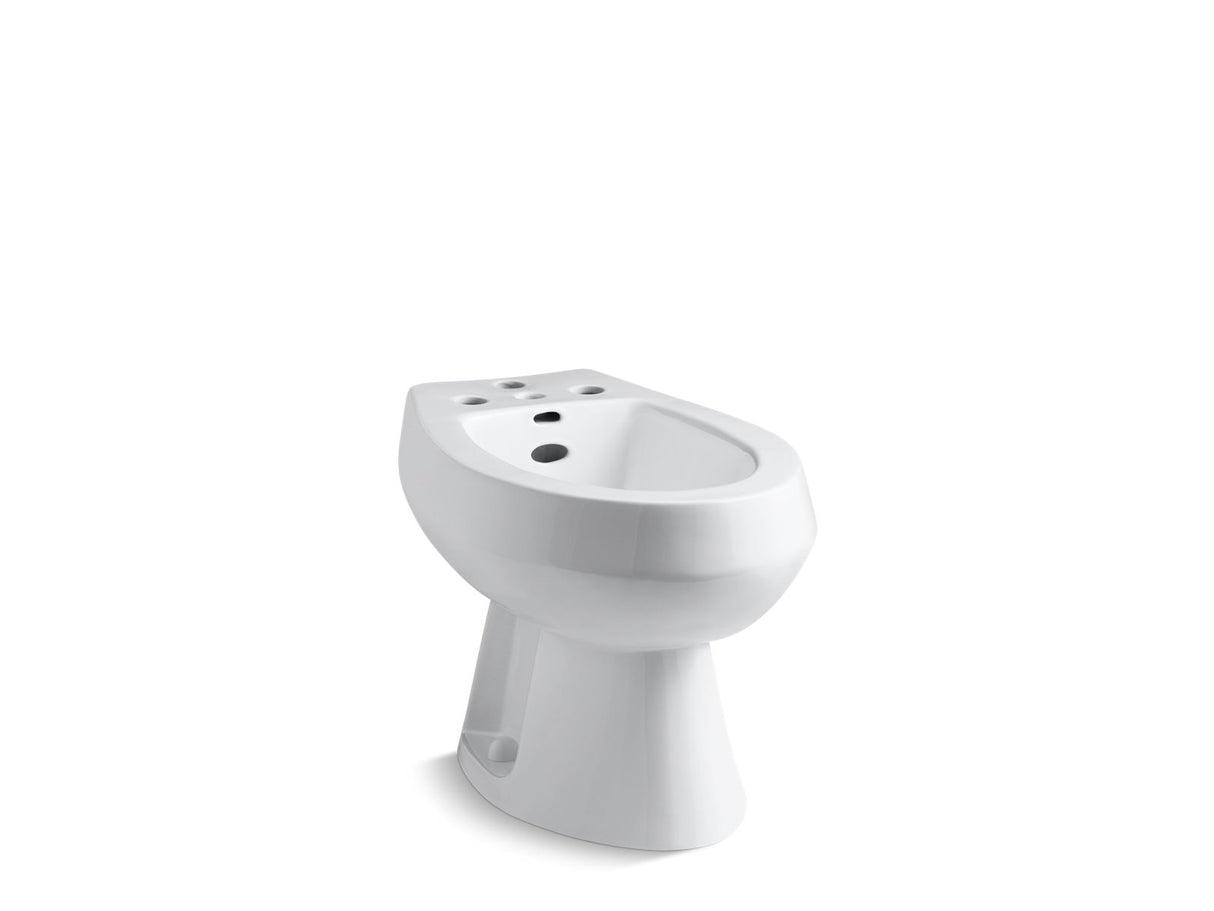 San Tropez® Vertical spray bidet with 4 faucet holes