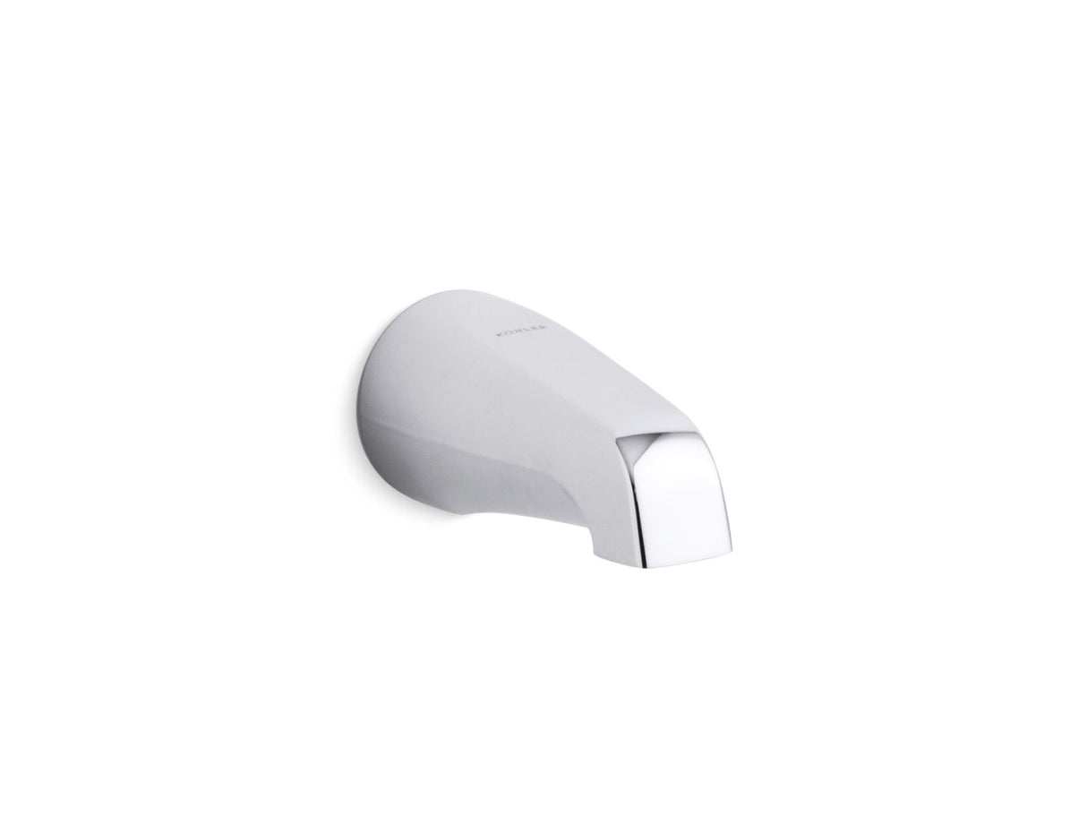 Coralais® Wall-mount bath spout, 4-7/8", slip-fit connection