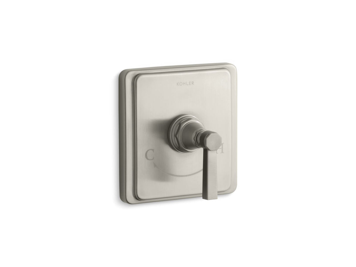 Pinstripe® MasterShower® temperature control valve trim with Lever handle