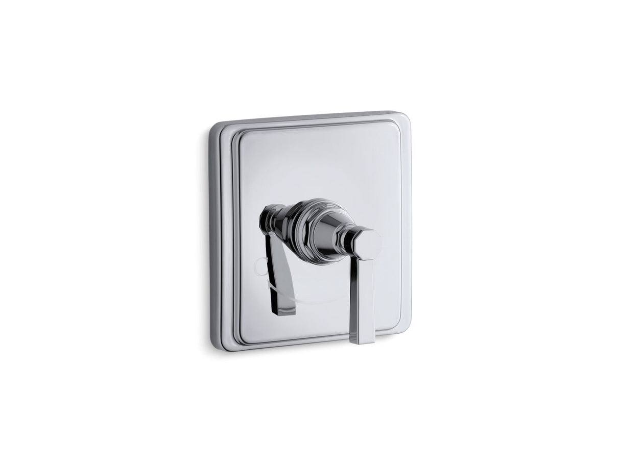 Pinstripe® MasterShower® temperature control valve trim with Lever handle