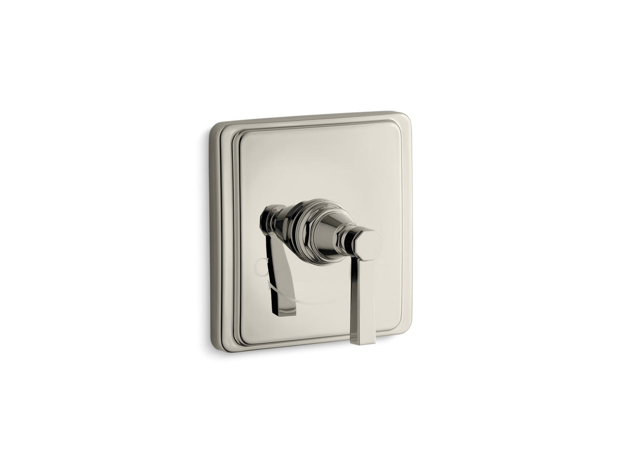 Pinstripe® MasterShower® temperature control valve trim with Lever handle