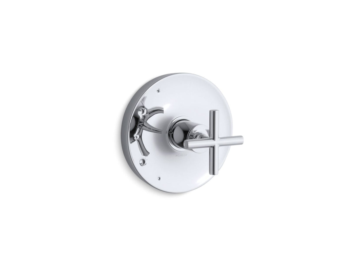 Purist® Rite-Temp® valve trim with cross handle