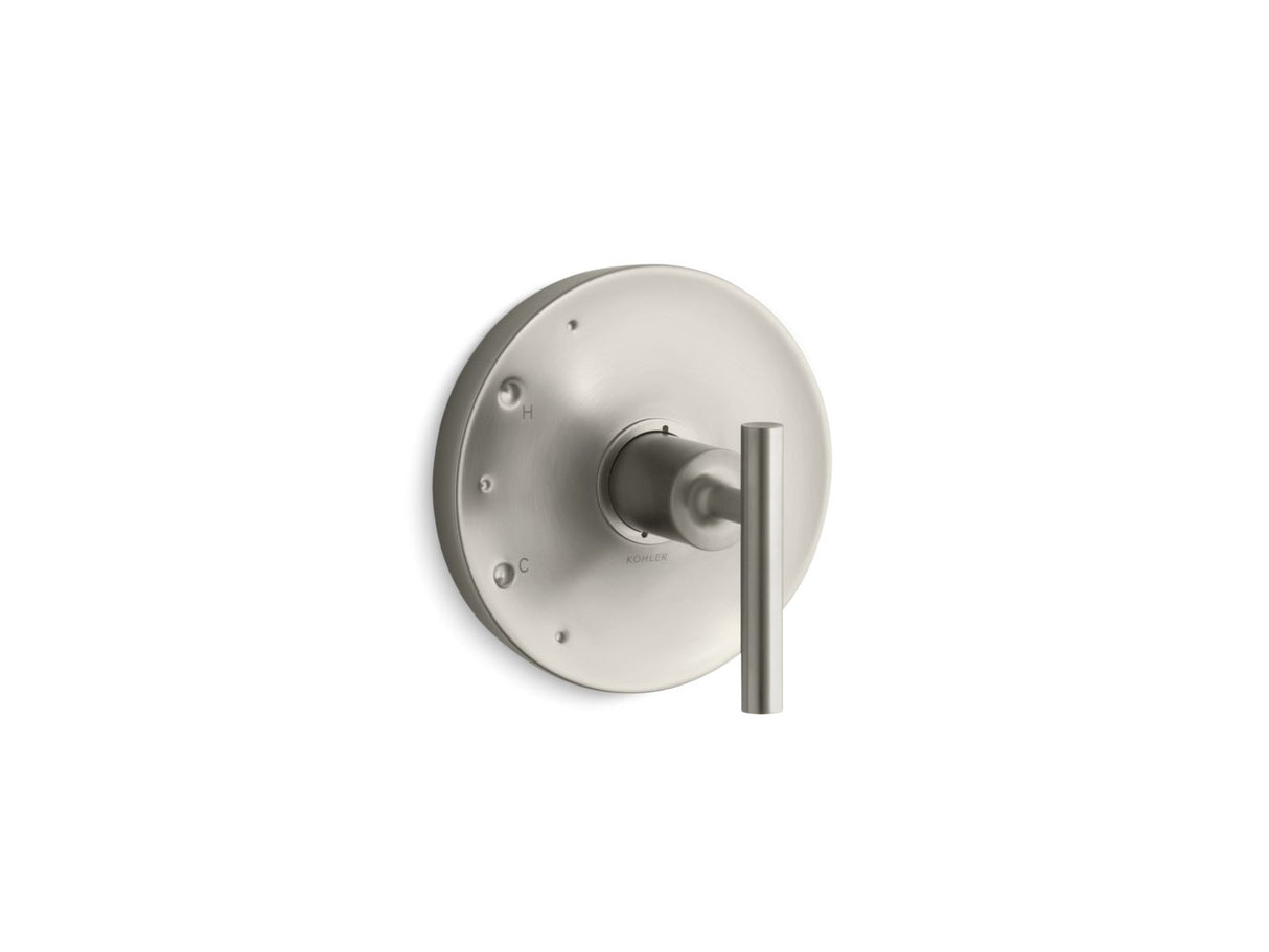 Purist® Rite-Temp® valve trim with lever handle