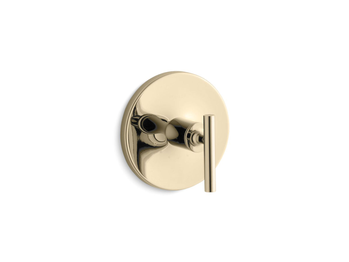 Purist® MasterShower® temperature control valve trim with lever handle