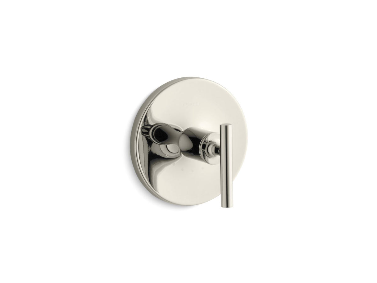 Purist® MasterShower® temperature control valve trim with lever handle