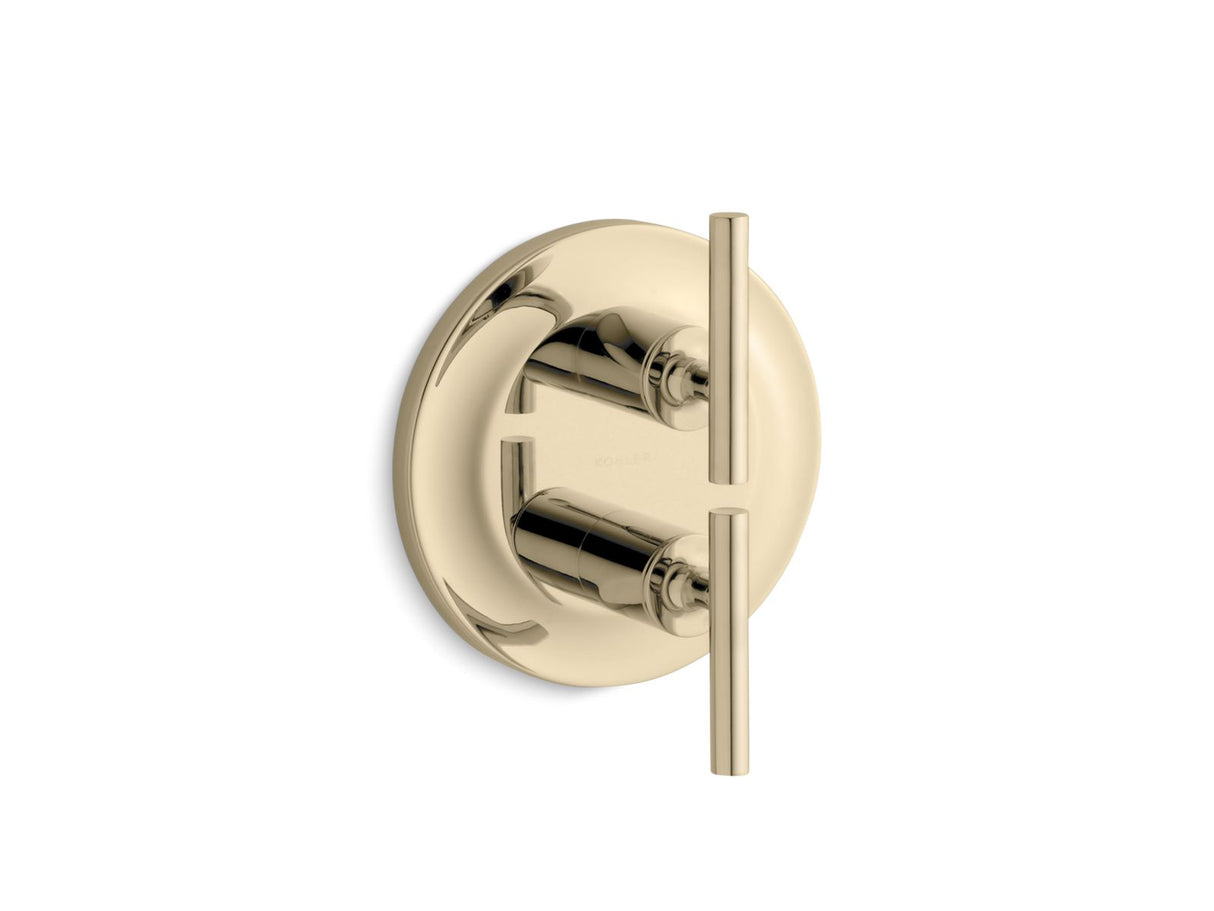 Purist® MasterShower® temperature and volume control valve trim