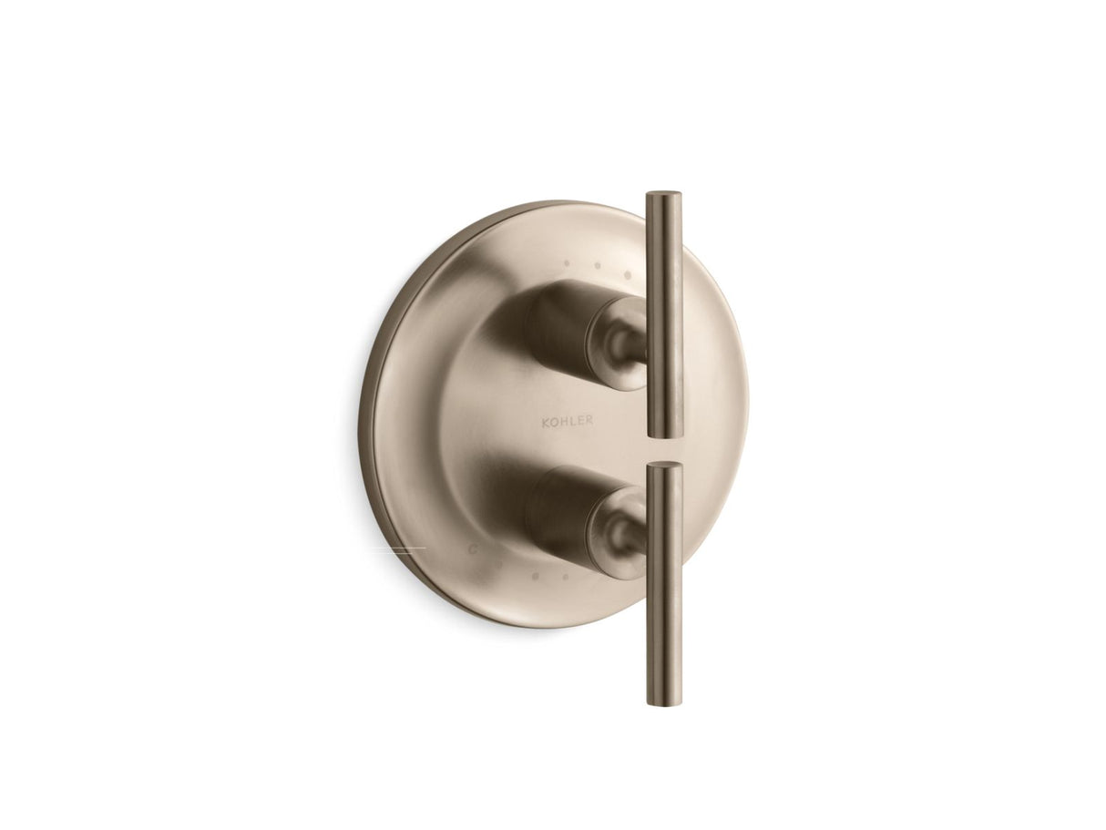 Purist® MasterShower® temperature and volume control valve trim