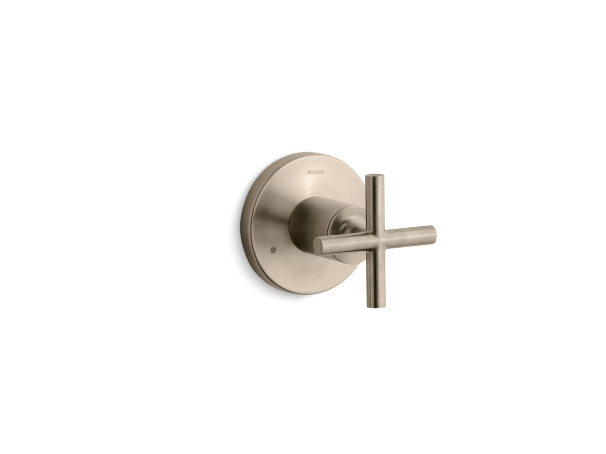 Purist® MasterShower® transfer valve trim with cross handle