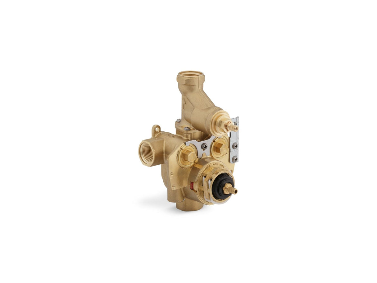 MasterShower® XVII 3/4" thermostatic valve with integral volume control and stops