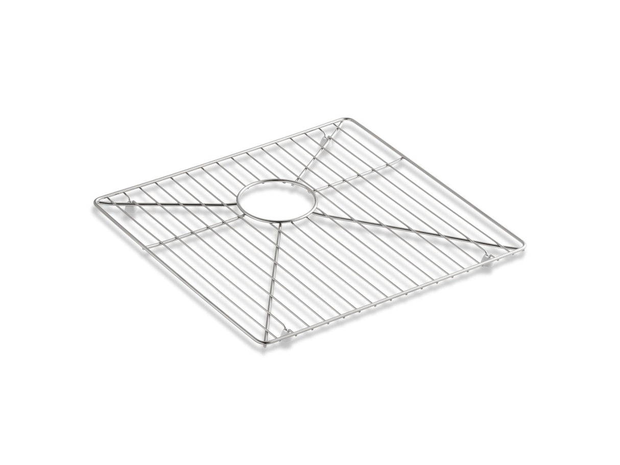 Vault™ Strive® Stainless steel sink rack for left bowl, 16-15/16" x 15-15/16"
