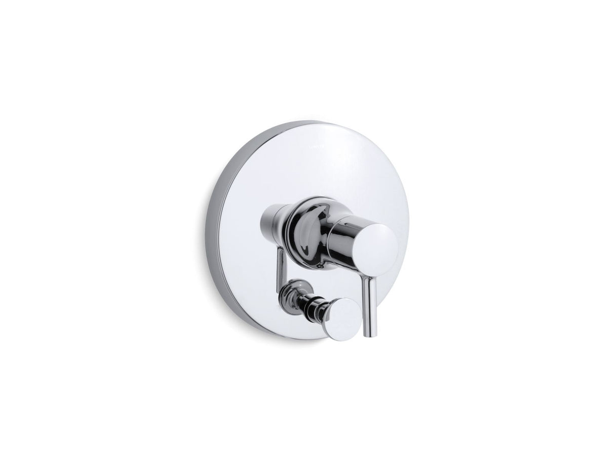 Toobi® Rite-Temp® valve trim with push-button diverter