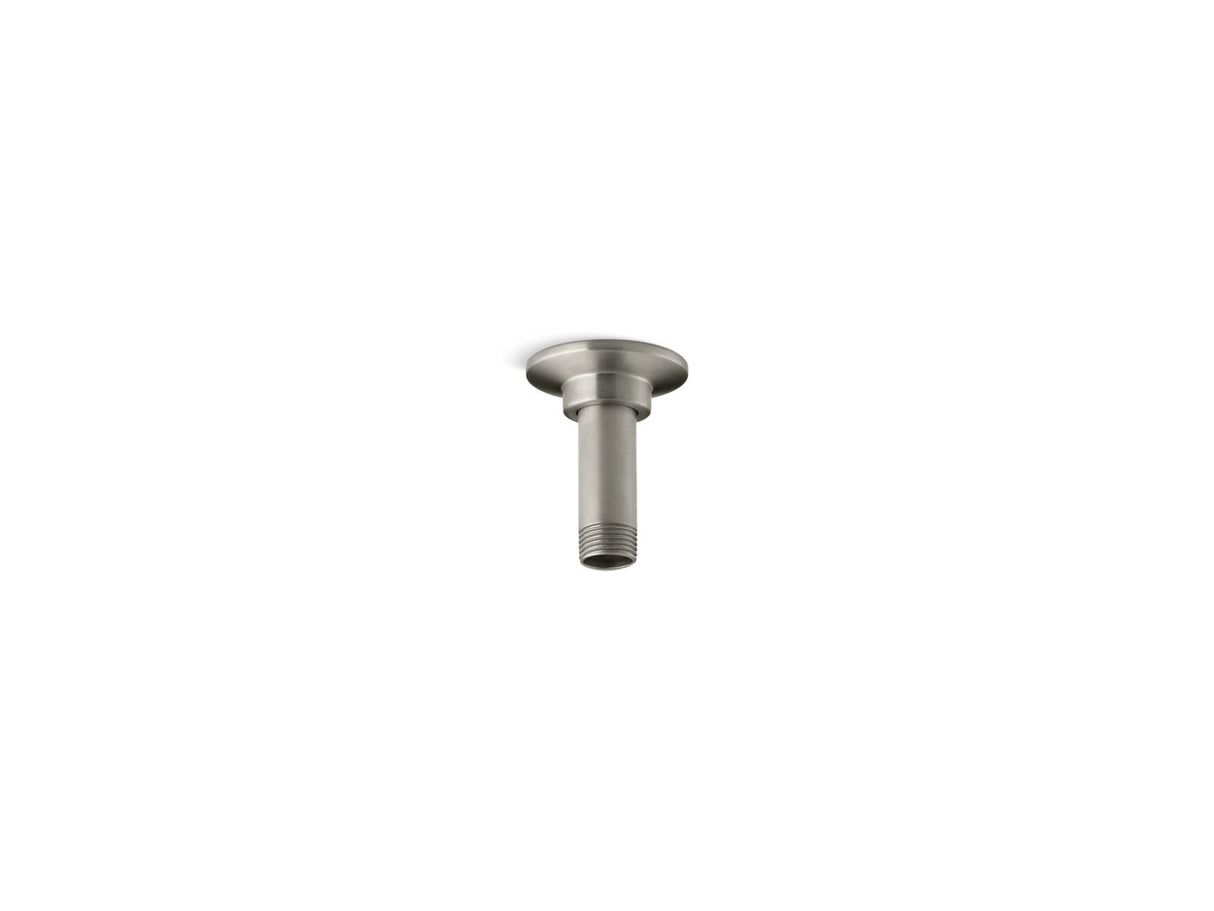 3" ceiling-mount single-function rainhead arm and flange