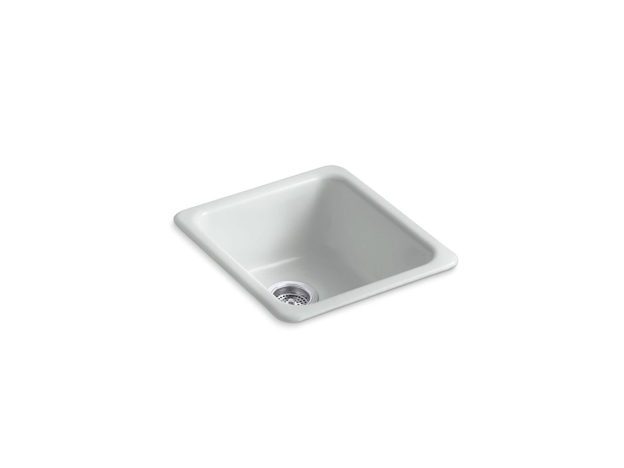 Iron/Tones® 17" top-/undermount single-bowl bar sink