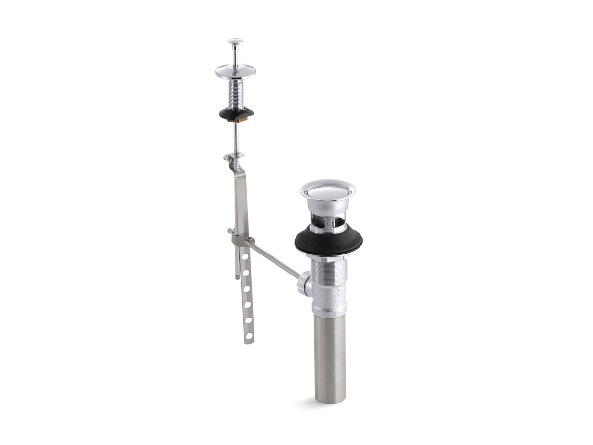 Standard pop-up drain, non-exposed, with lift rod