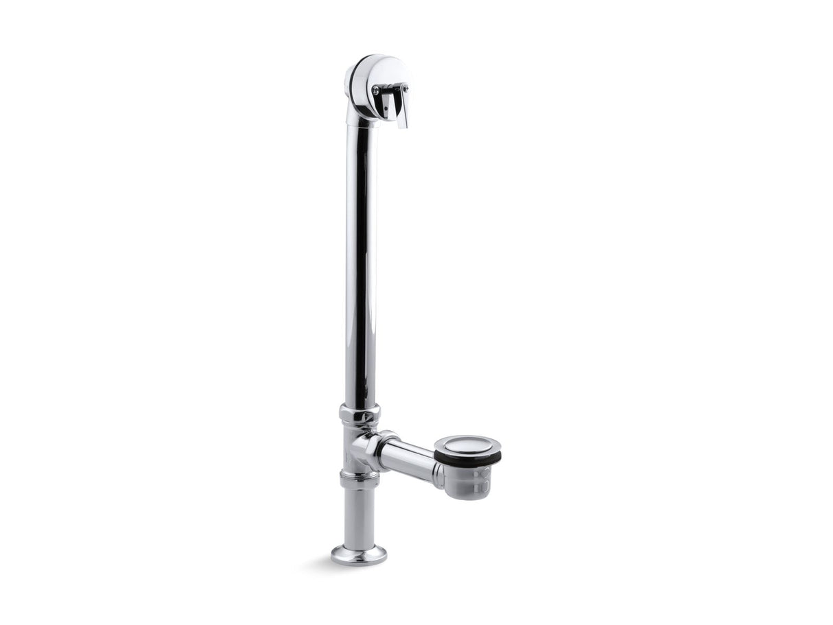 Artifacts® 1-1/2" pop-up bath drain for above- and through-the-floor freestanding bath installations