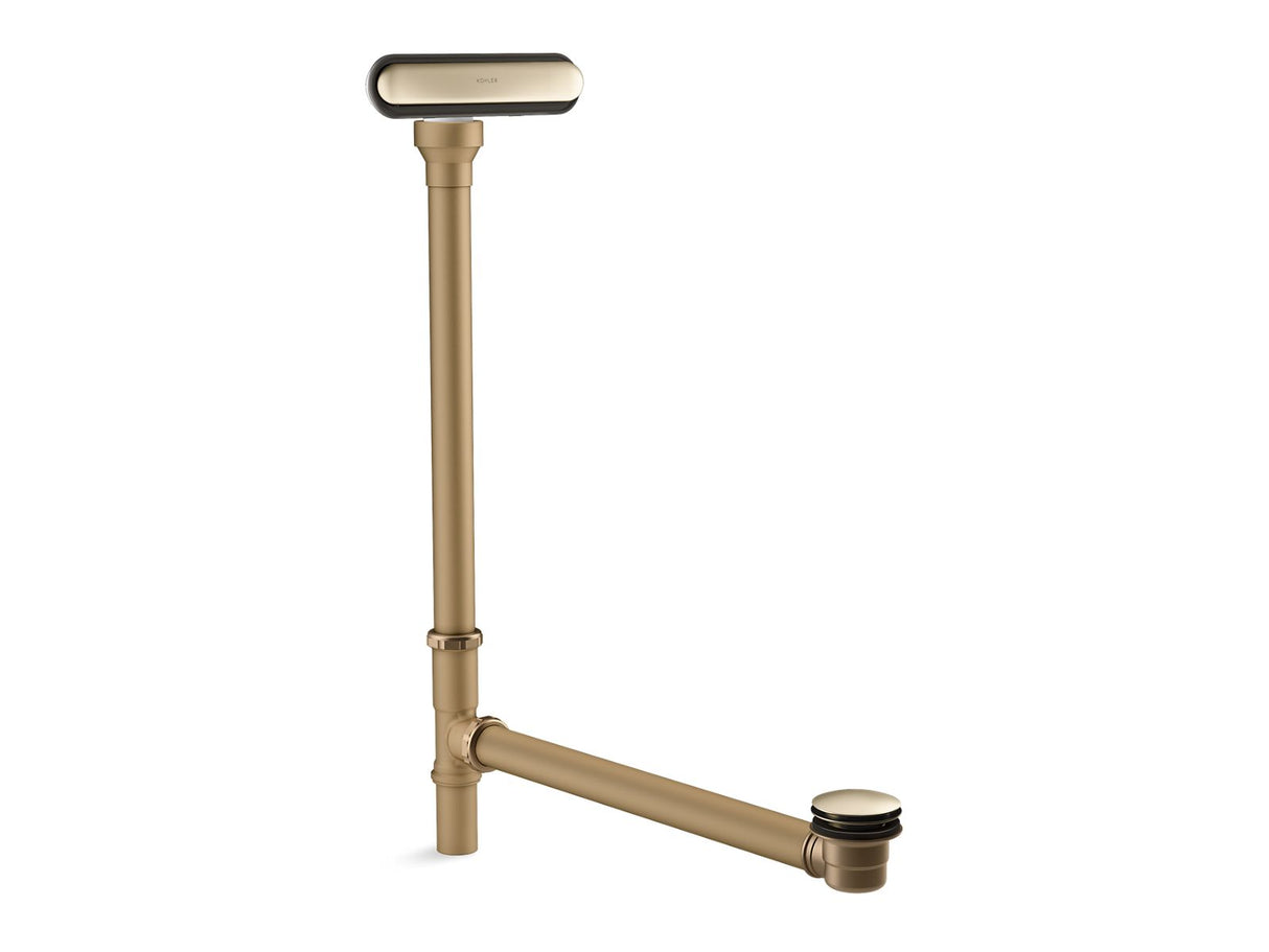 Clearflo Slotted overflow brass bath drain