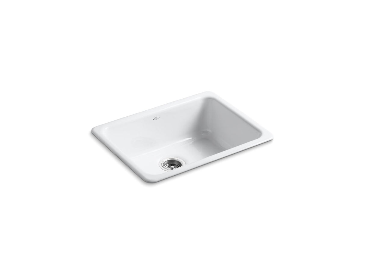Iron/Tones® 24-1/4" top-/undermount single-bowl bar sink