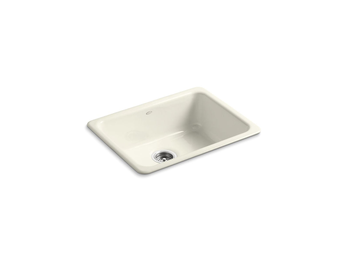 Iron/Tones® 24-1/4" top-/undermount single-bowl bar sink