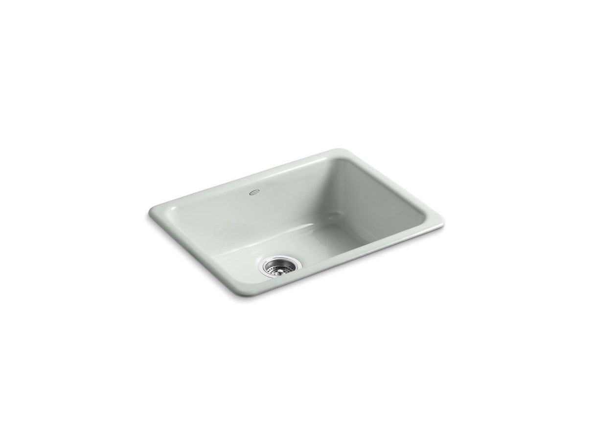 Iron/Tones® 24-1/4" top-/undermount single-bowl bar sink