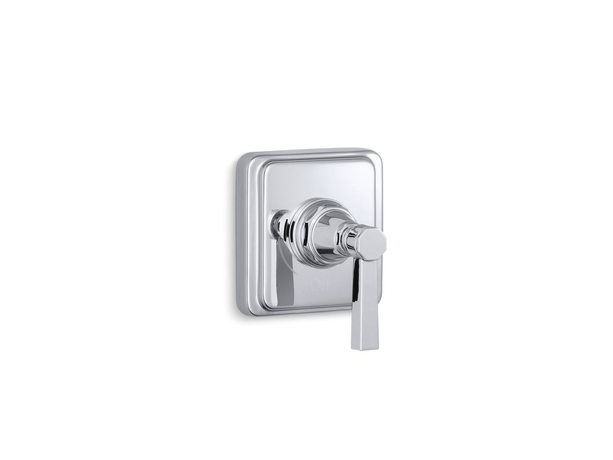 Pinstripe® Pure MasterShower® volume control valve trim with lever handle