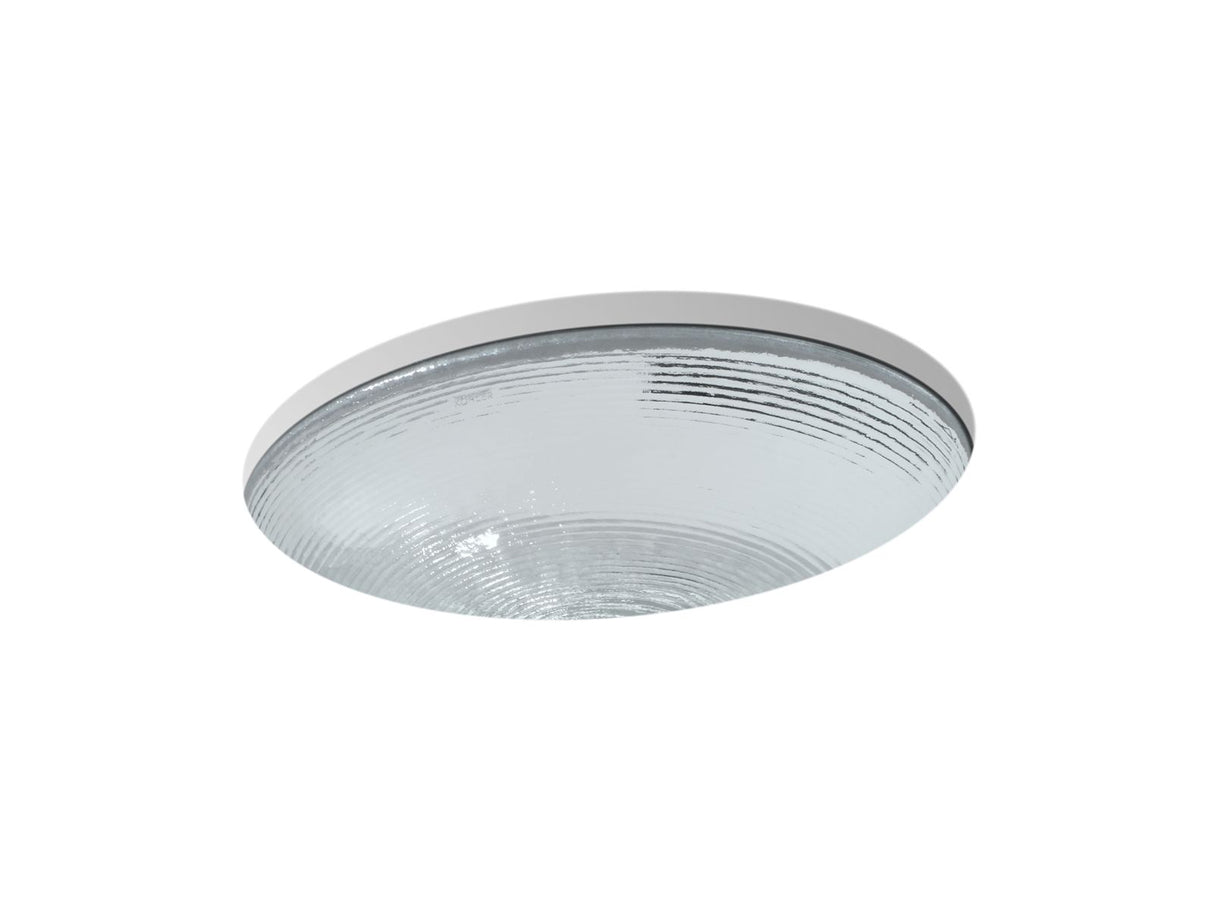Whist® 19" oval undermount bathroom sink, no overflow
