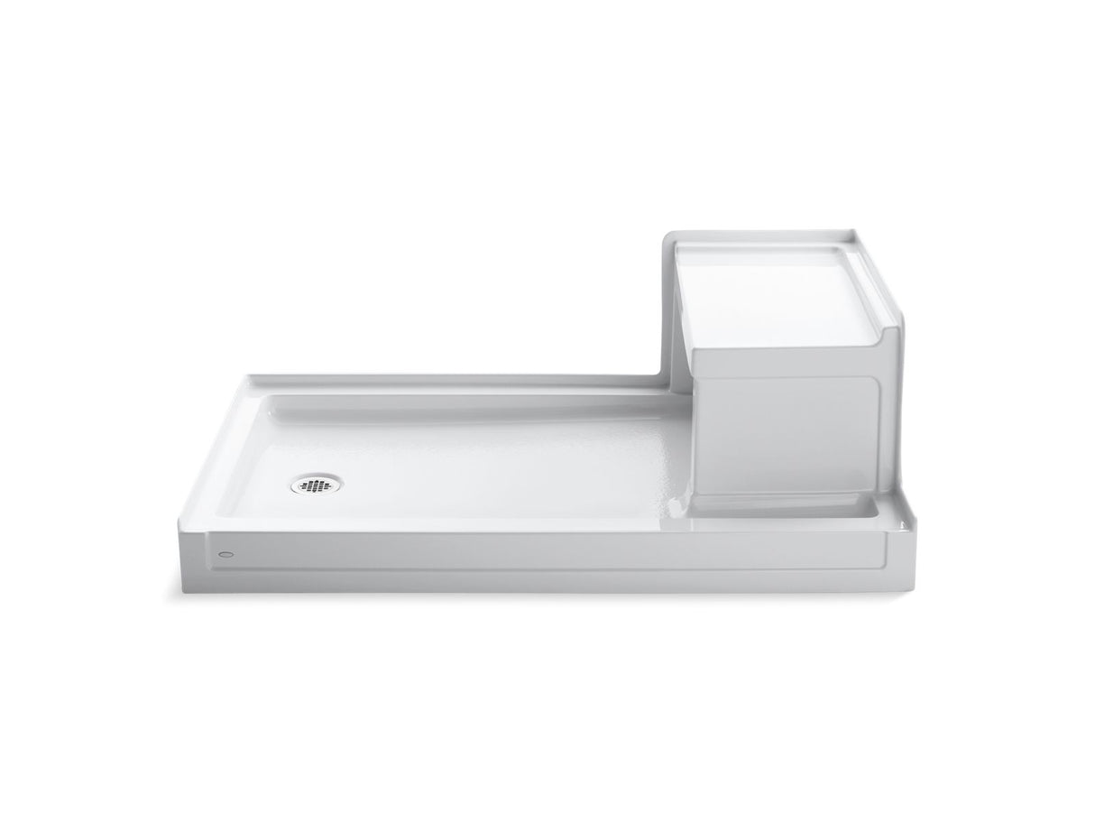 Tresham® 60" x 36" alcove shower base, left drain