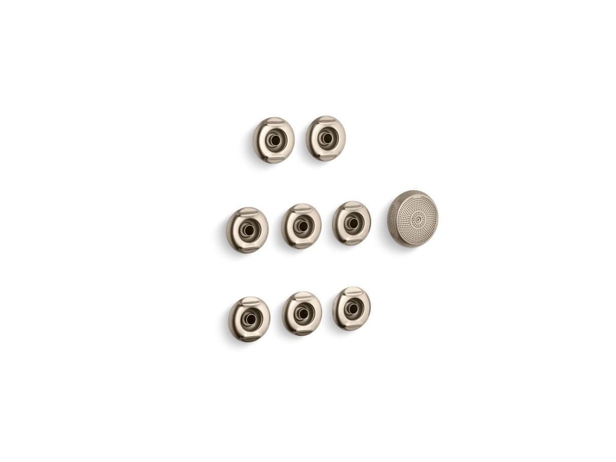 Flexjet® Whirlpool trim kit with eight jets