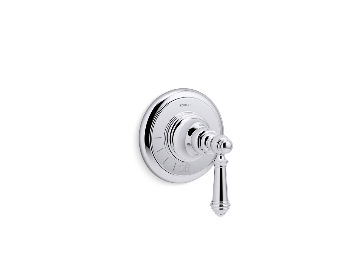 Artifacts® MasterShower® volume control valve trim with lever handle
