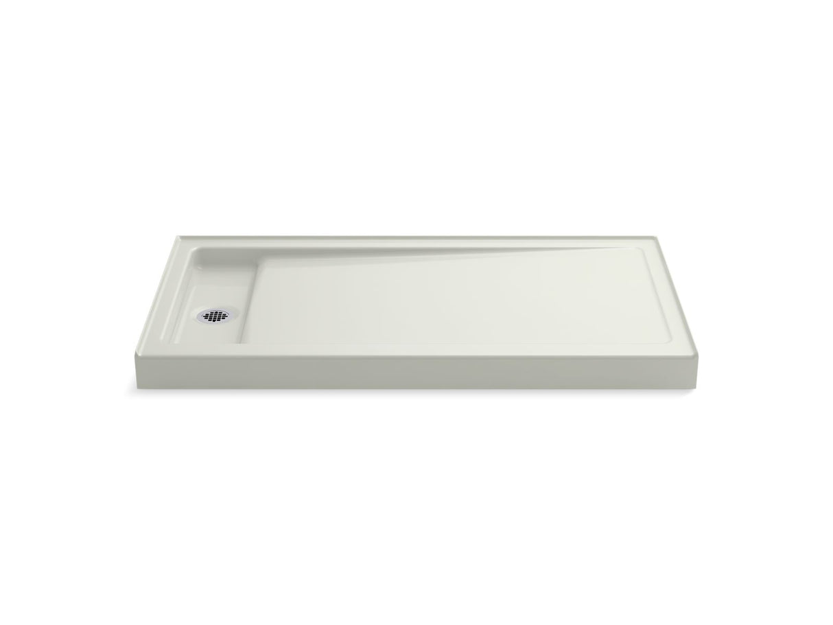 Bellwether® 60" x 32" alcove shower base, left drain