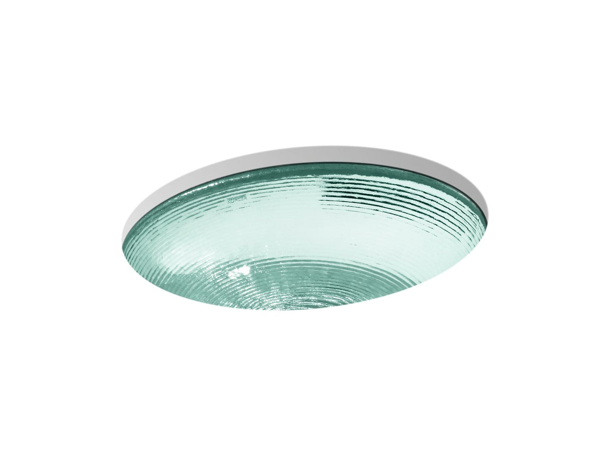 Whist® 19" oval undermount bathroom sink, no overflow