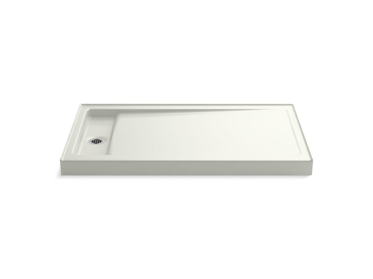 Bellwether® 60" x 34" alcove shower base, left drain