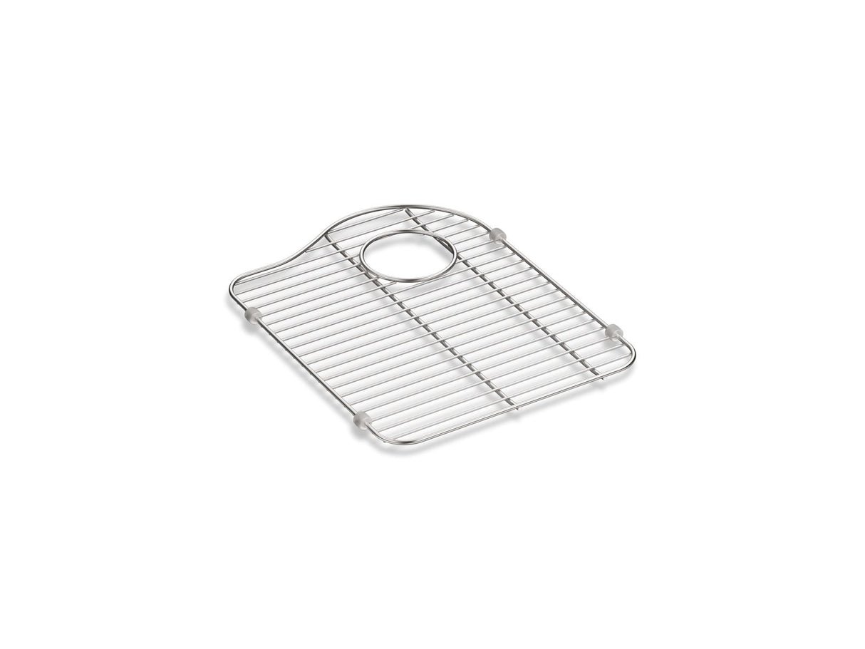 Hartland® Stainless steel sink rack, 13-1/8" x 16-7/8", for right-hand bowl