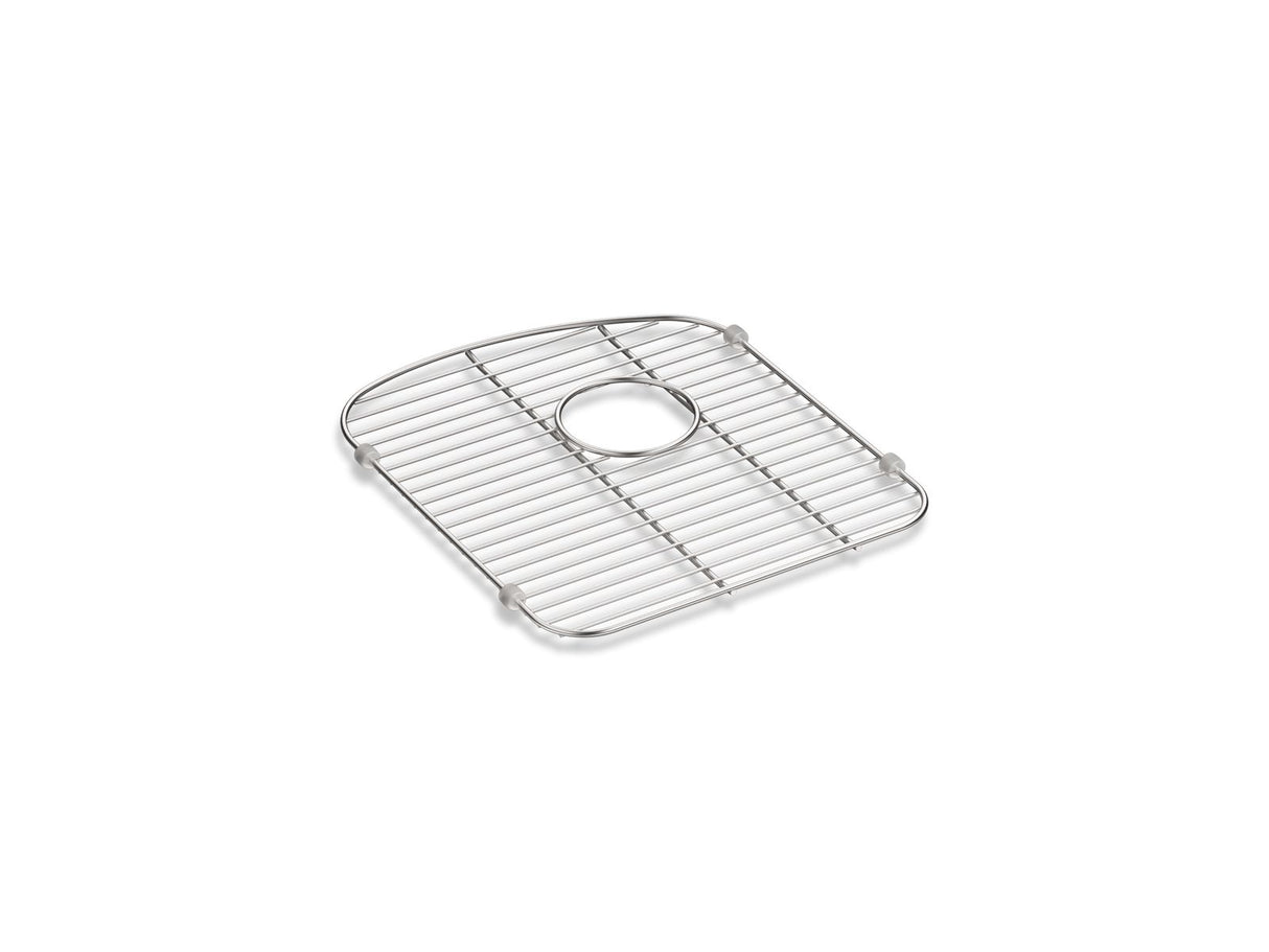 Langlade® Stainless steel sink rack, 13-1/2" x 15-3/8", for left-hand bowl