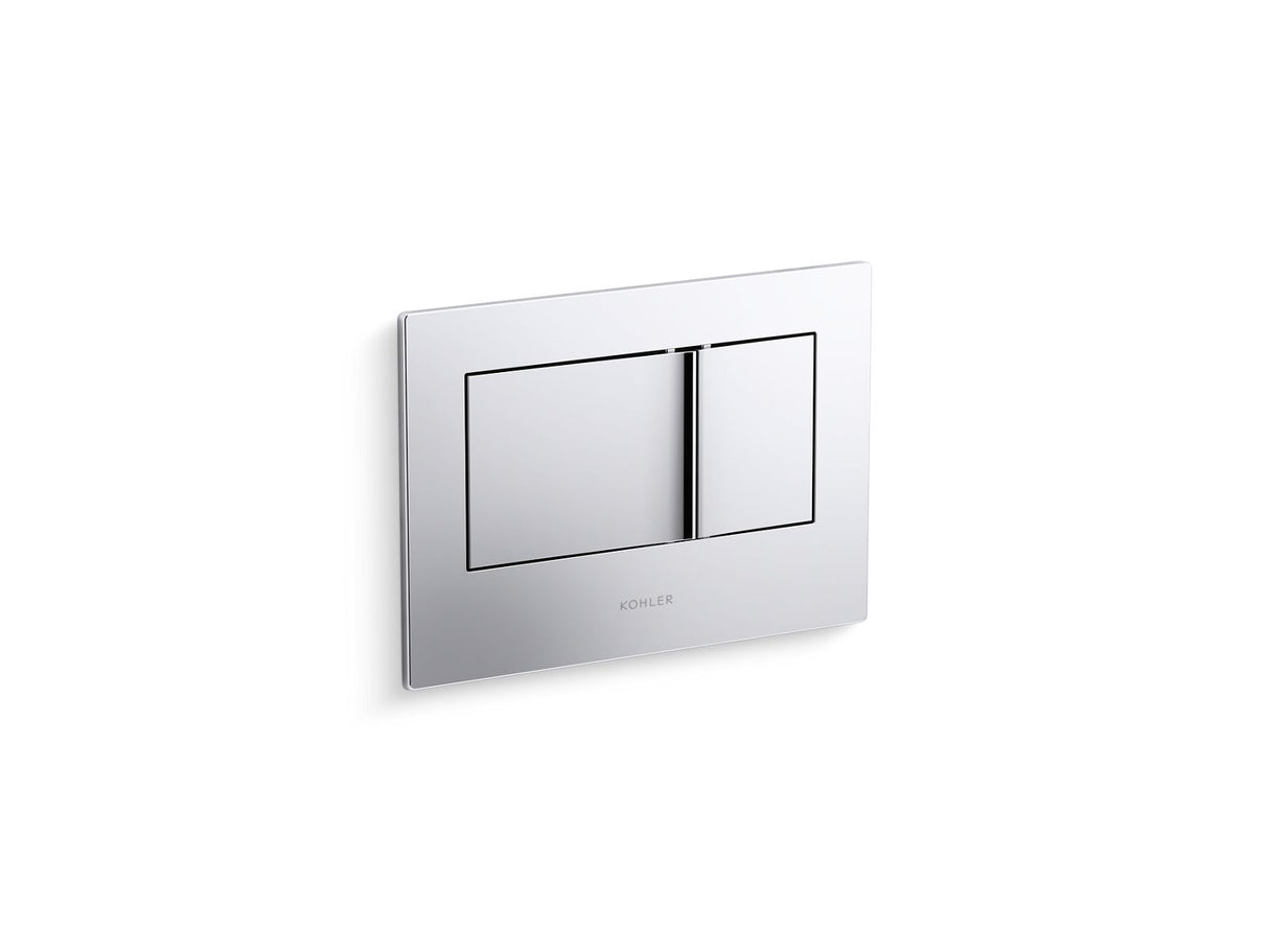 Bevel® Flush actuator plate for 2"x4" in-wall tank and carrier system