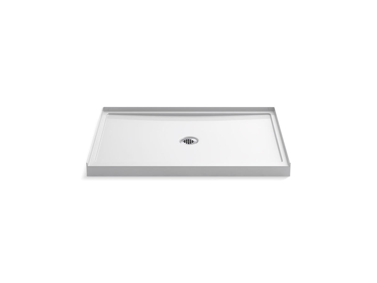 Rely® 48" x 34" alcove shower base, center drain